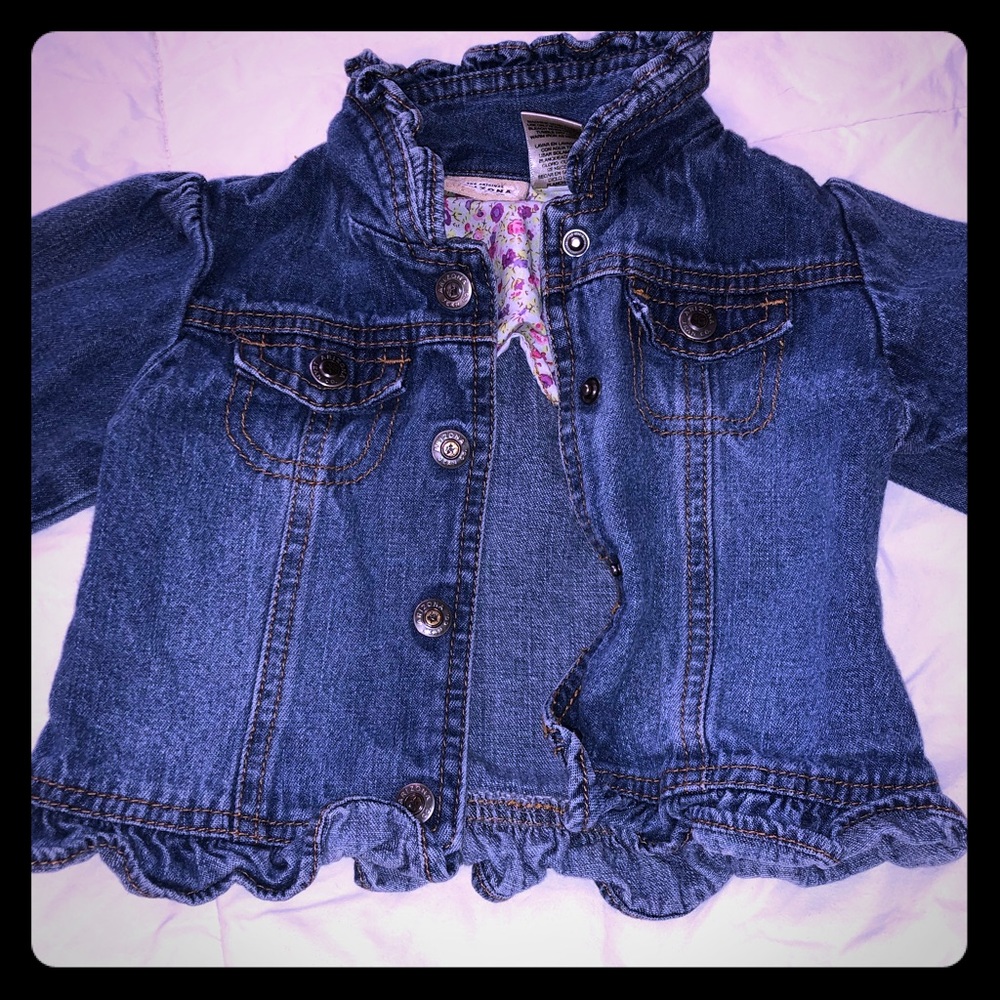 Denim baby jacket